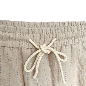 Calça Linho Listrada U03 - UOMO