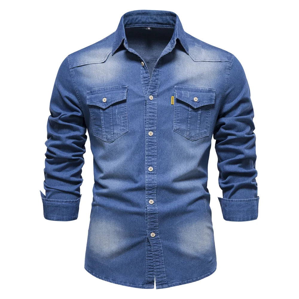 Camisa Casual Denim – UOMO