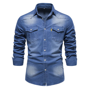 Camisa Casual Denim – UOMO