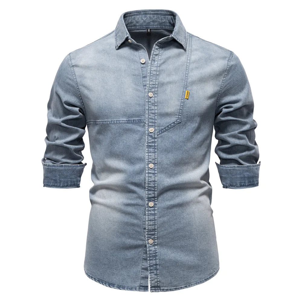 Camisa Casual Denim – UOMO