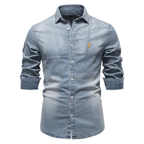 Camisa Casual Denim – UOMO