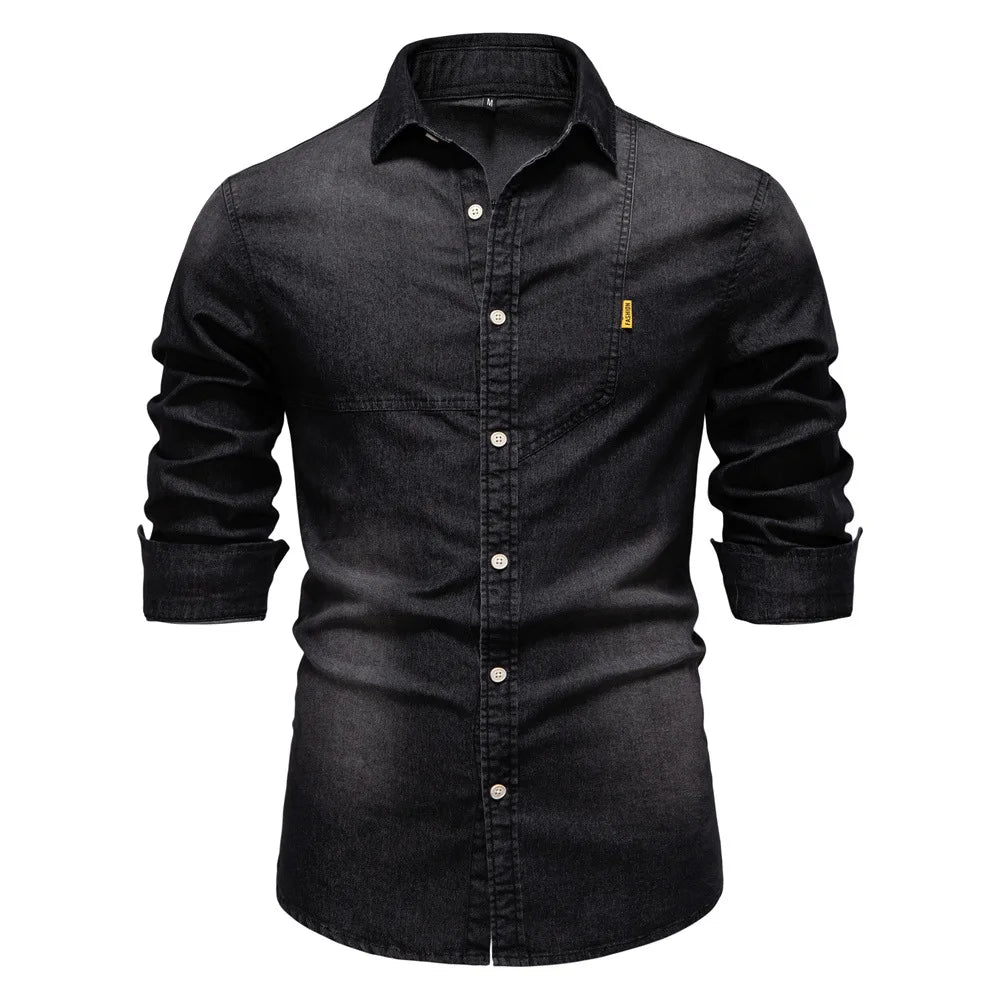 Camisa Casual Denim – UOMO