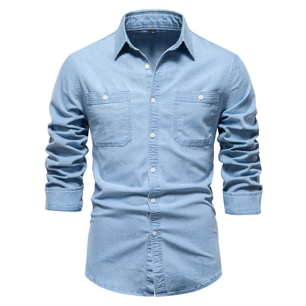 Camisa Denim Contemporânea – UOMO