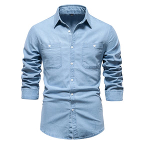 Camisa Denim Contemporânea – UOMO