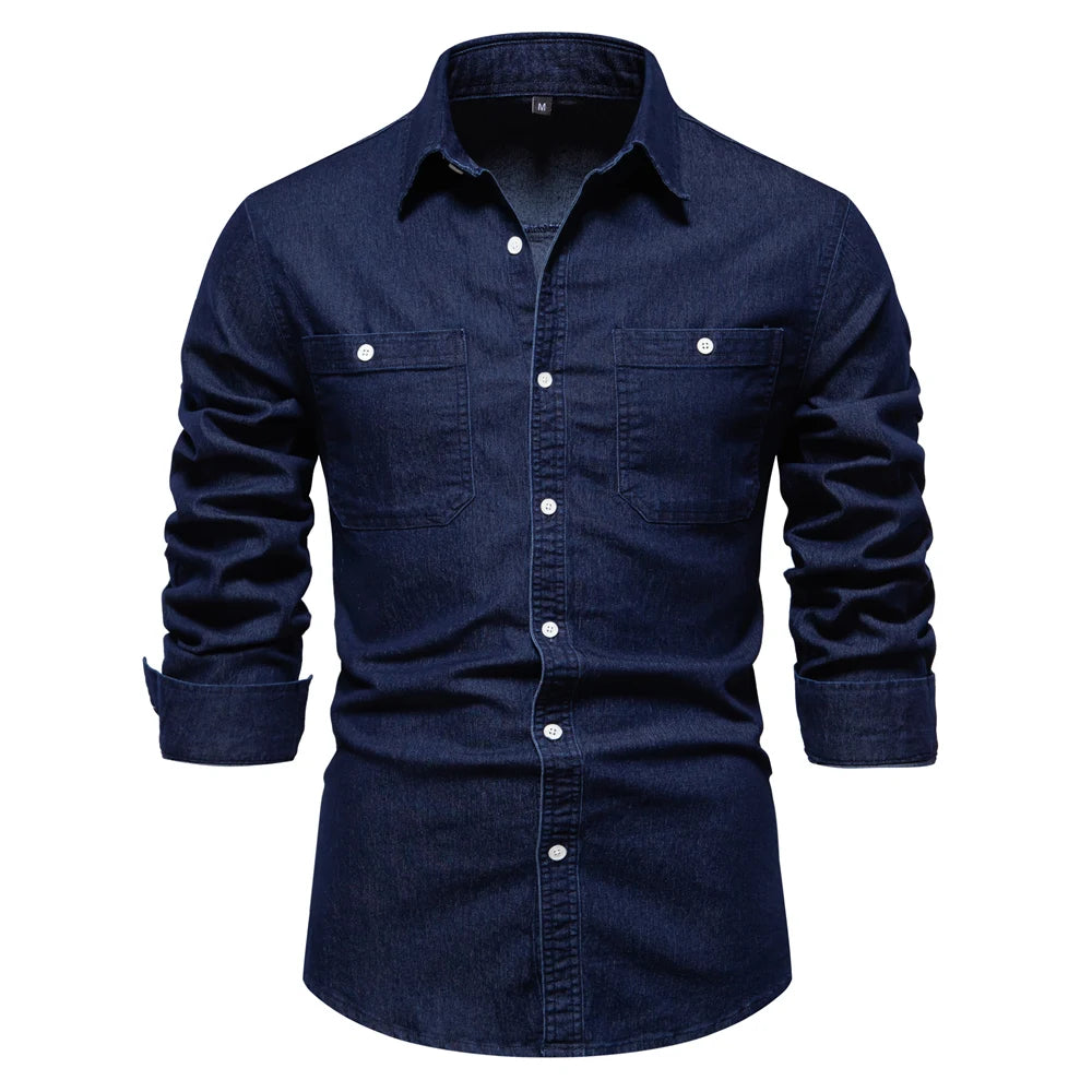 Camisa Denim Contemporânea – UOMO