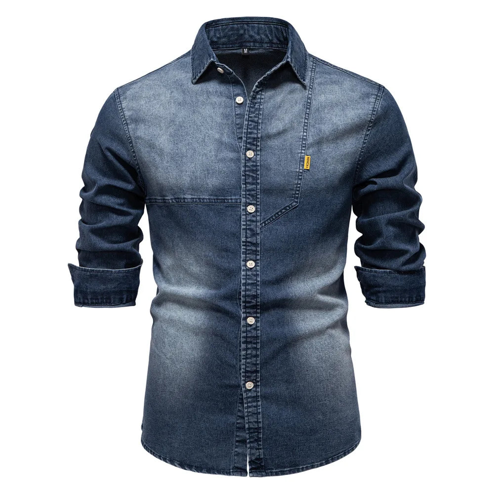 Camisa Casual Denim – UOMO