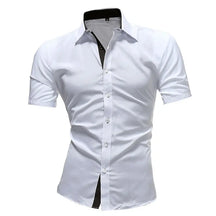 Camisa Social Casual Manga Curta – UOMO