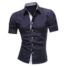 Camisa Social Casual Manga Curta – UOMO