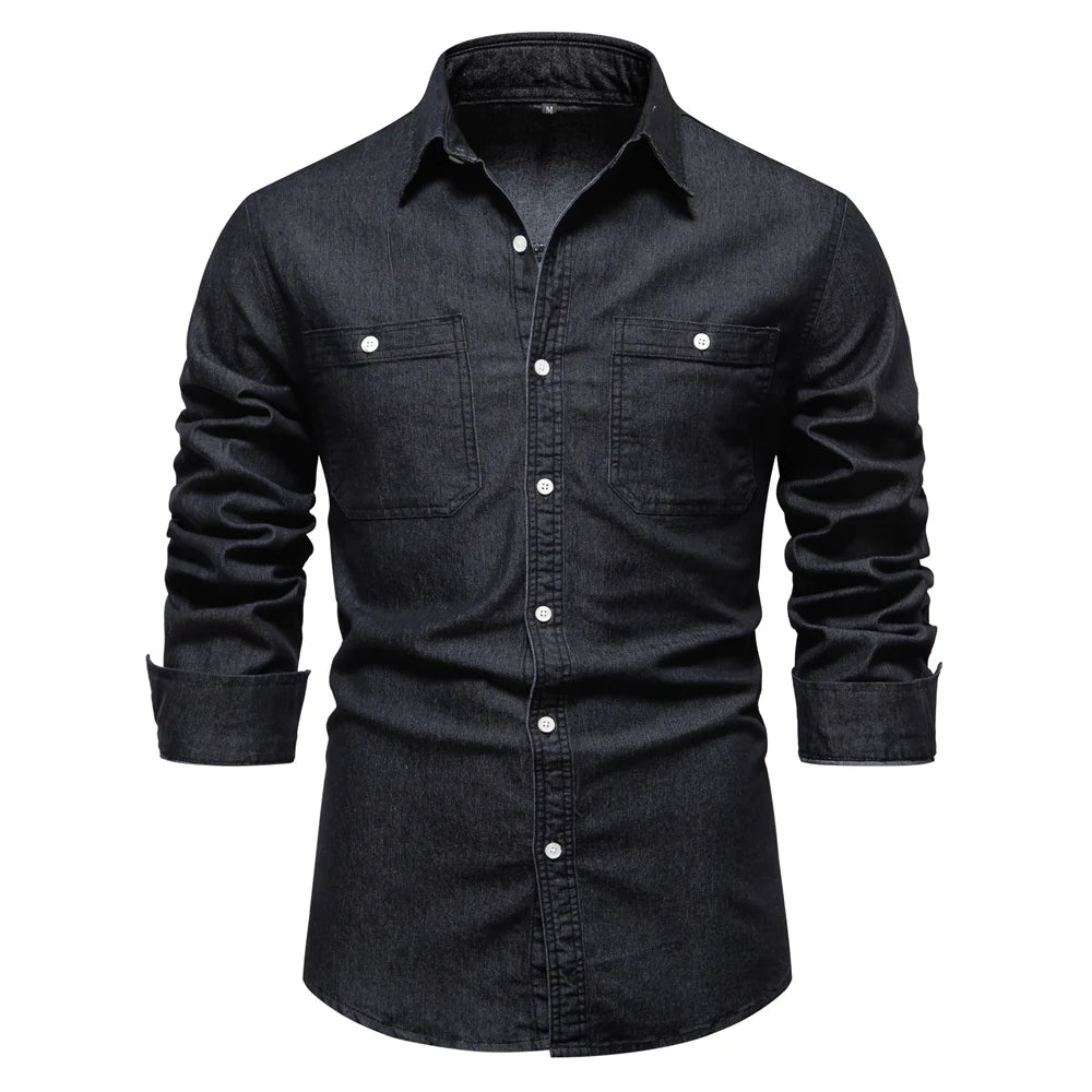 Camisa Denim Contemporânea – UOMO