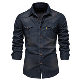 Camisa Casual Denim – UOMO