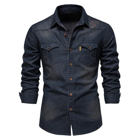 Camisa Casual Denim – UOMO
